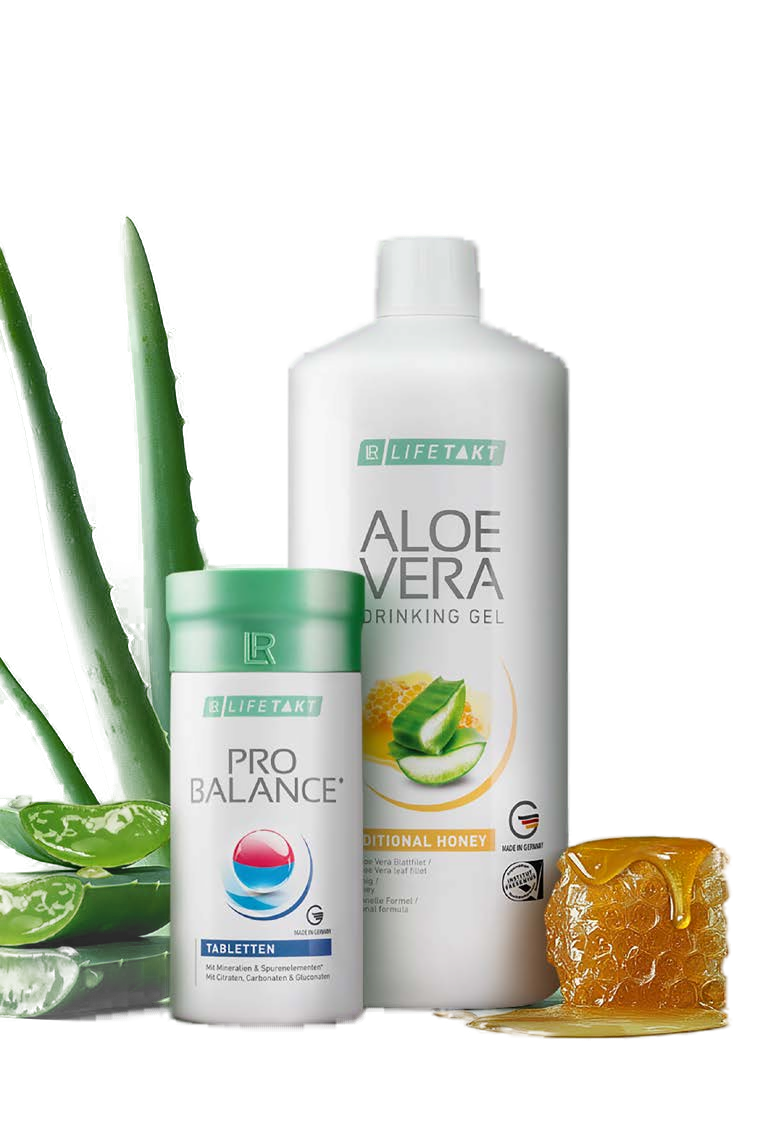 LR HEALTH MISSION — Aloe Vera Drinking Gel, Pro Balance và nha đam tươi