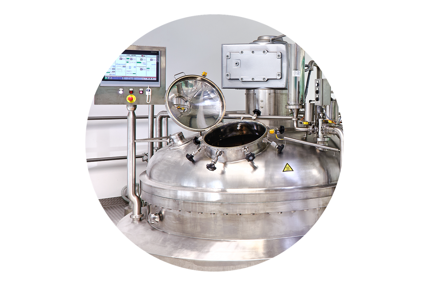 Bồn trộn inox lớn